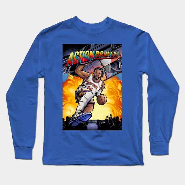 ACTION BRUNSON Long Sleeve T-Shirt by sickboywolfgang